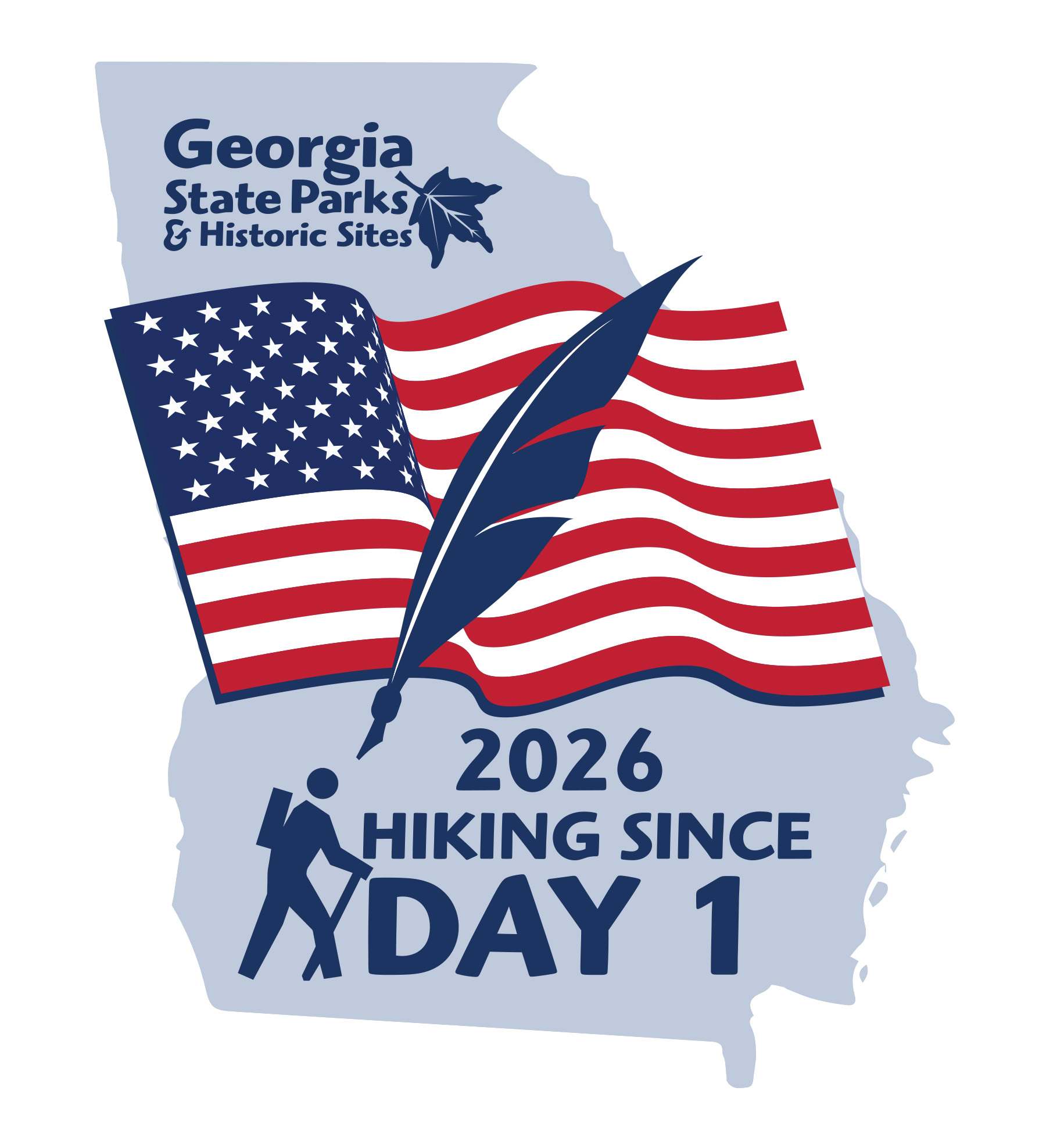 Image of 2026 first day hike sticker